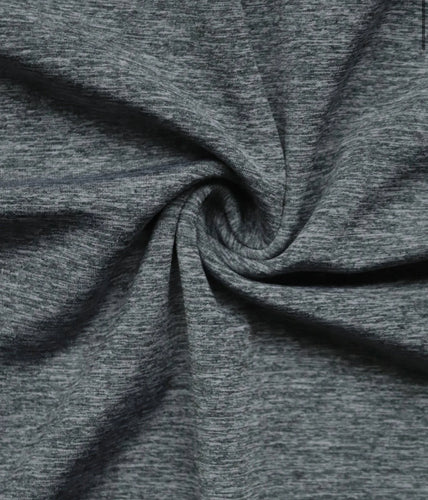 Heather Gray Space Dyed Sport Crop