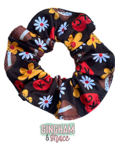 KC Floral Scrunchie