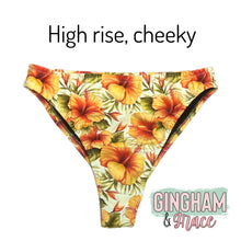 Load image into Gallery viewer, Women’s HIGH CUT Bottoms (MULTIPLE FABRIC &amp; STYLE OPTIONS)