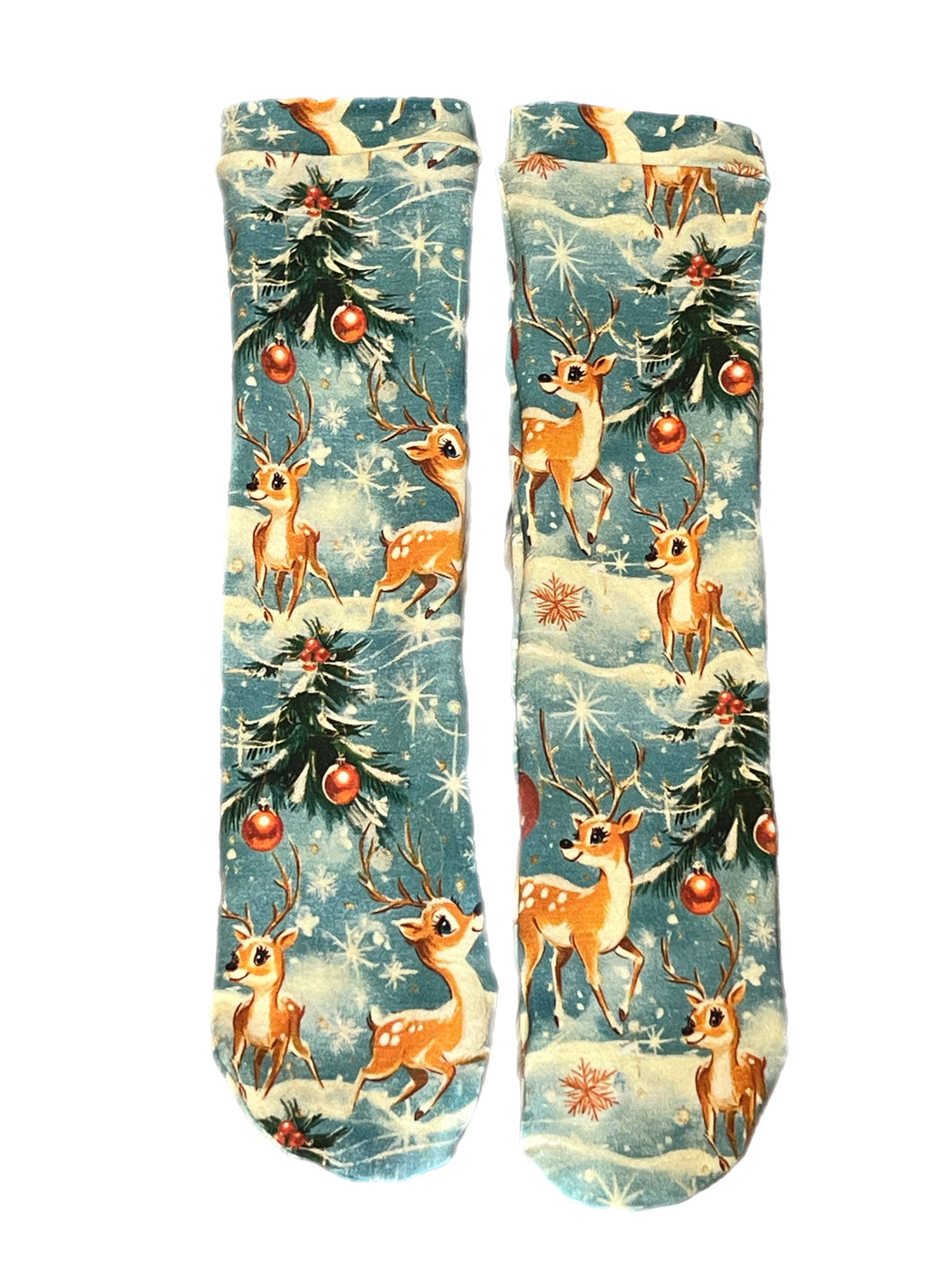 Girl’s 6 Vintage Deer Knee High Socks