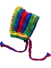 Load image into Gallery viewer, 0-3Month Rainbow Pixie Bonnet