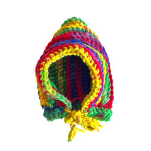 Load image into Gallery viewer, 5-10years Rainbow Pixie Bonnet