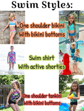 Load image into Gallery viewer, Bohemian Swim KIDS - choose style and fabric